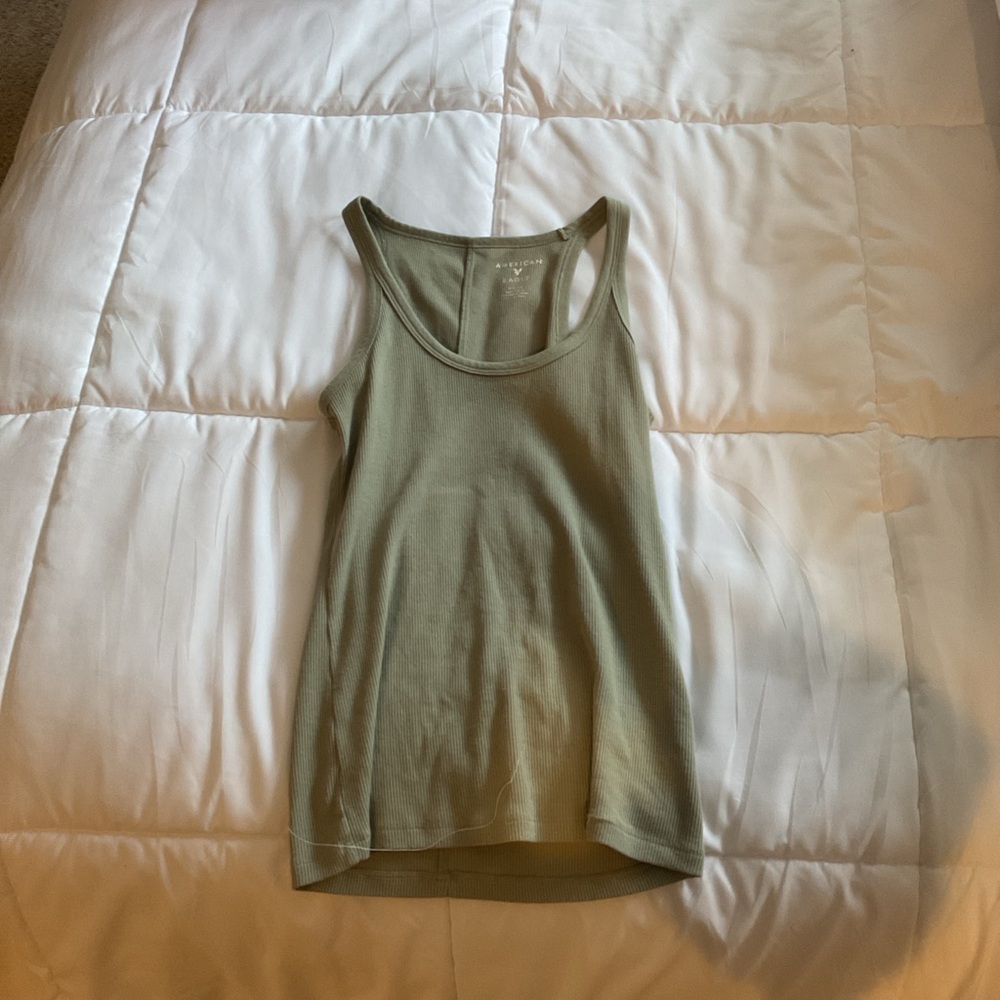 American Eagle Outfitters Olive Tank Top
